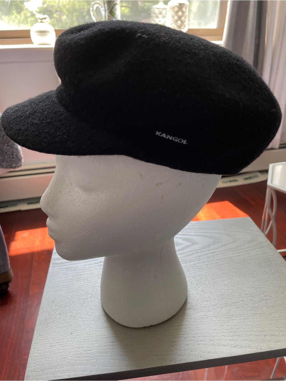 Kangol style Mau cap wool black medium